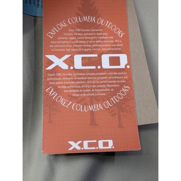 Columbia XCO Pants Mens 36x32 (Meas 37.5x31.5) Beige Chino Zip Pocket UPF 50 - Picture 5 of 16